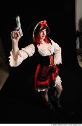 DARINA STANDING POSE WITH NEW GUN